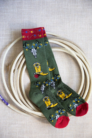 Get a Little Western Performance Socks