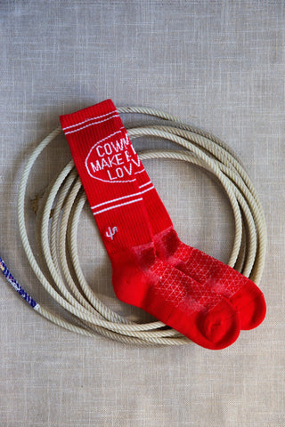Cowboys Lover Red Performance Socks
