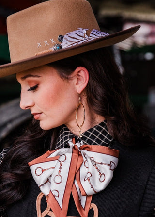 The Cowboy Boot Dangle Hoop