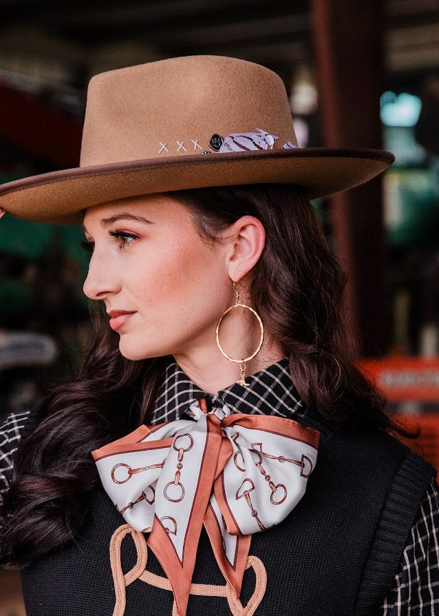 The Cowboy Boot Dangle Hoop