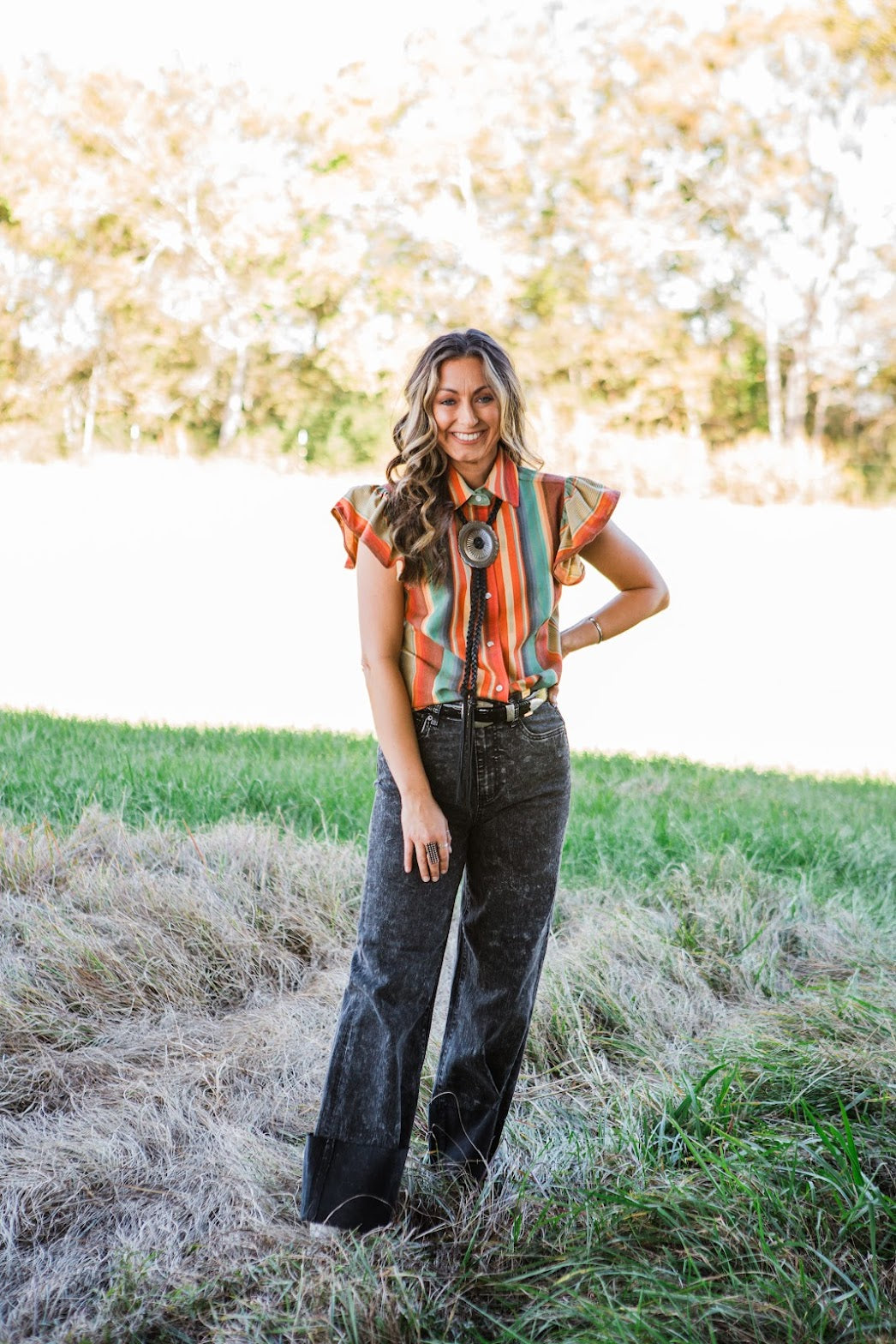 The Honey Black Stone Jean