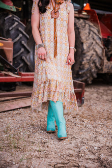 The Lynsey Boot in Tiffany Blue