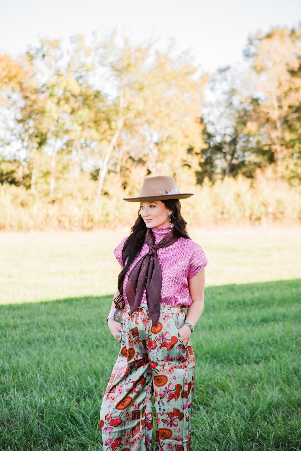 The Metallic Foil Sweater- Candy Pink