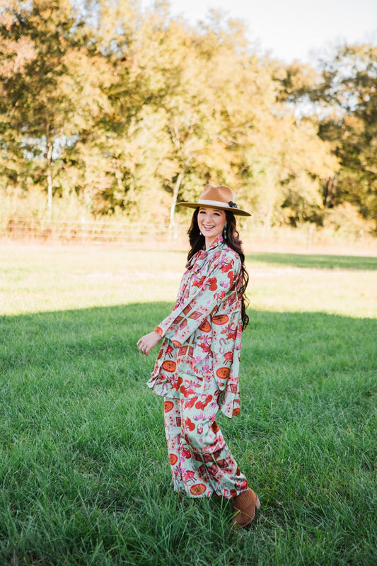 Lady Cherie Satin Set