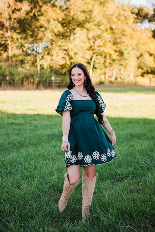 The Ash Puff Sleeve Mini Dress