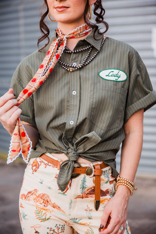The 66" Two Tone Beaded Necklace