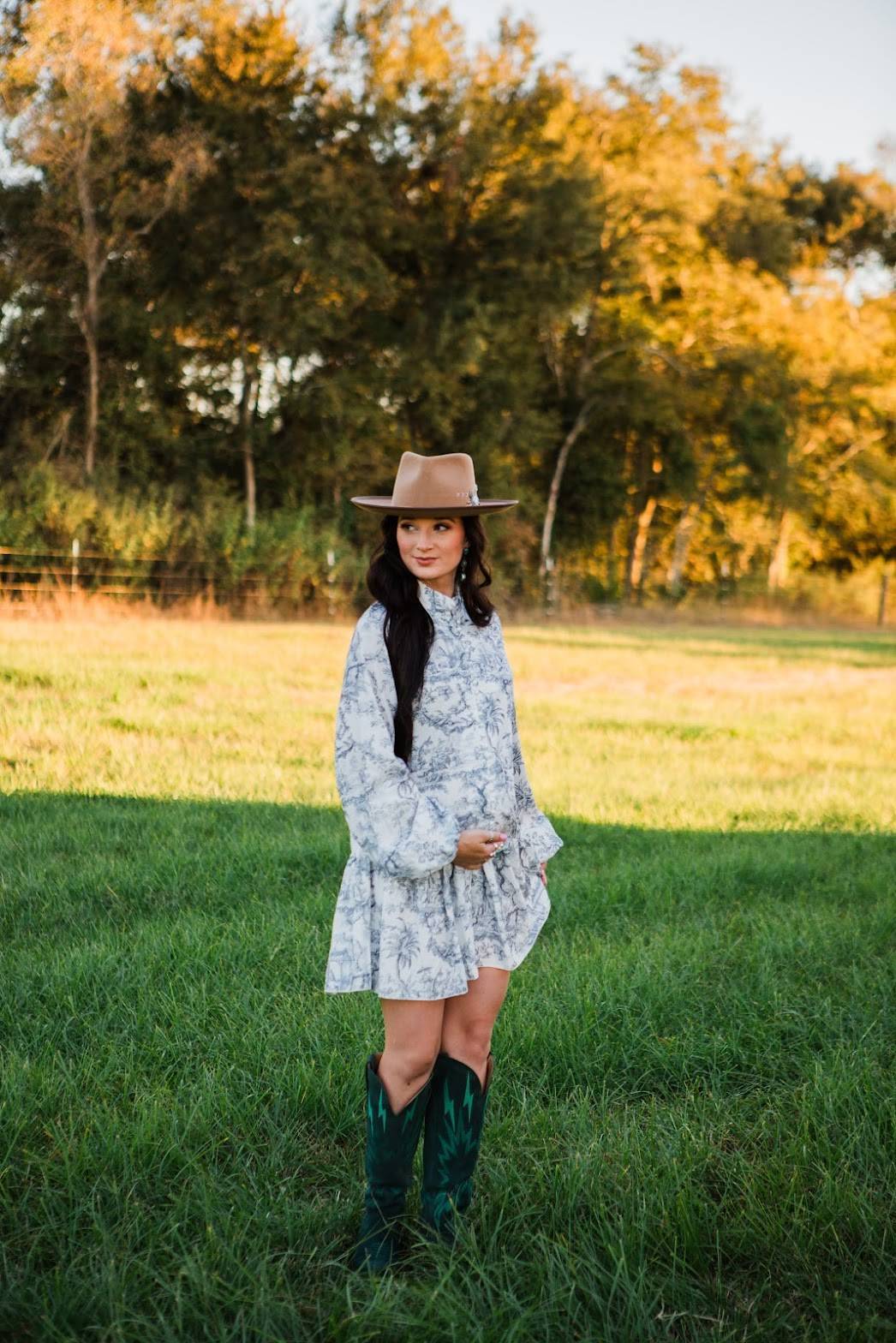 The O'Malley Lace- Up Dress in Grey