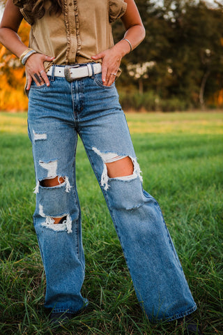 The Roper Jean - High-Rise Wide Jeans