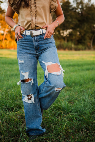 The Roper Jean - High-Rise Wide Jeans