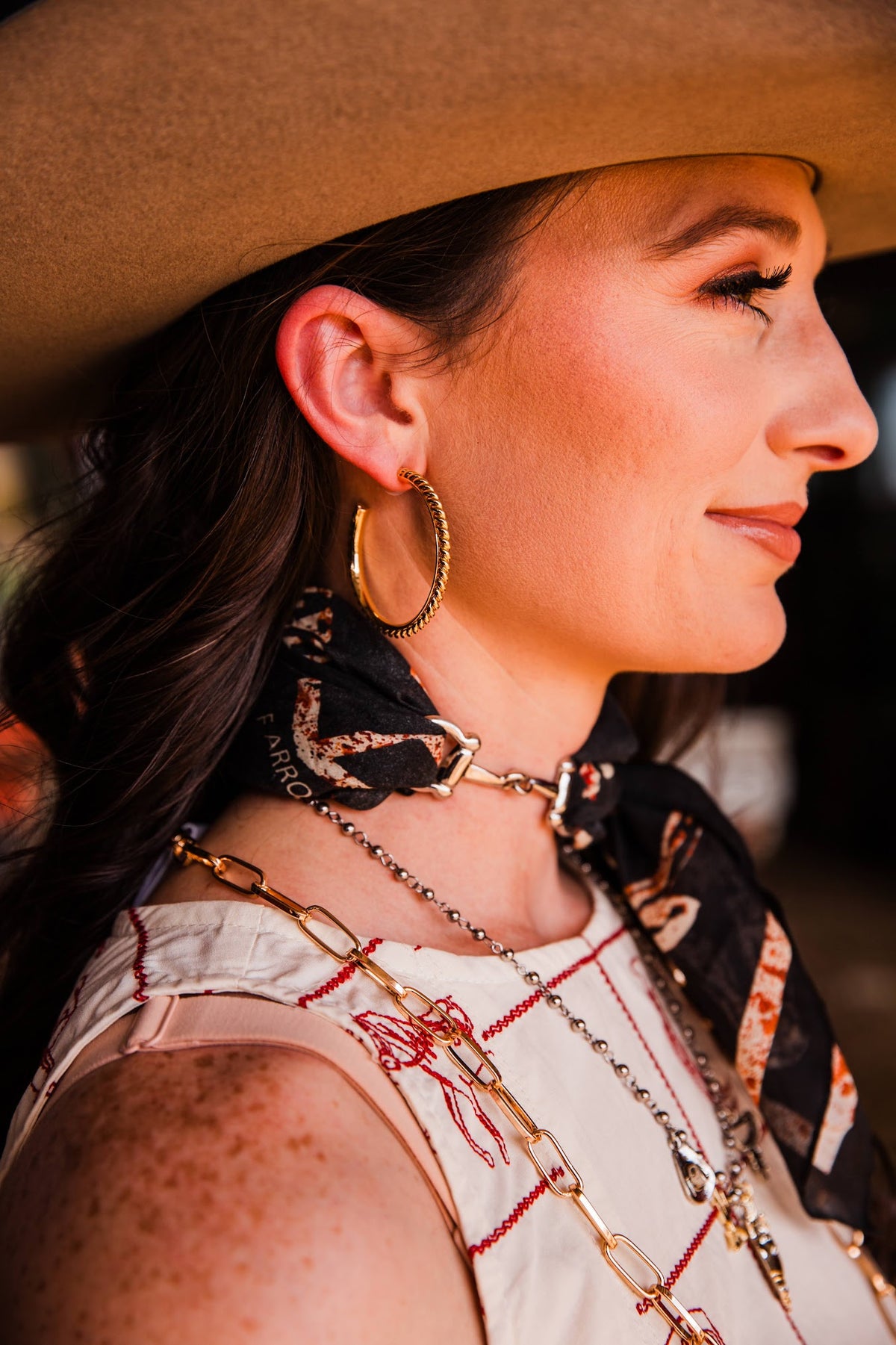 18K Gold Hoop Earrings