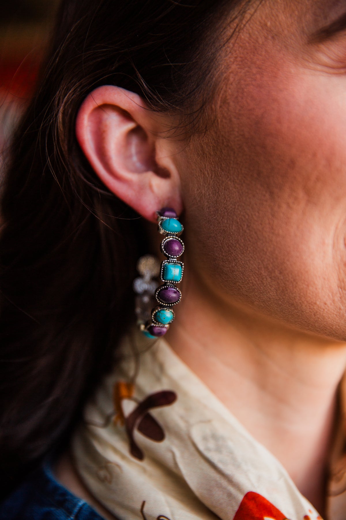 The Plummet Hoop Earring