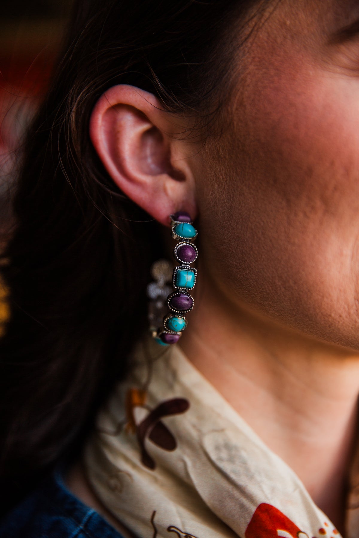 The Plummet Hoop Earring