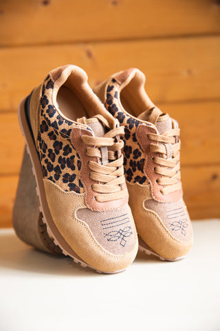 Leopard Print Jogger Tennis