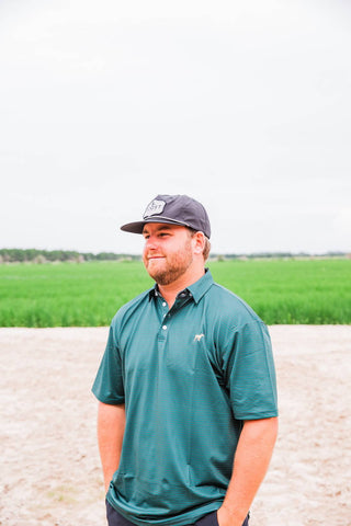 Signature Polo in Hunter Green