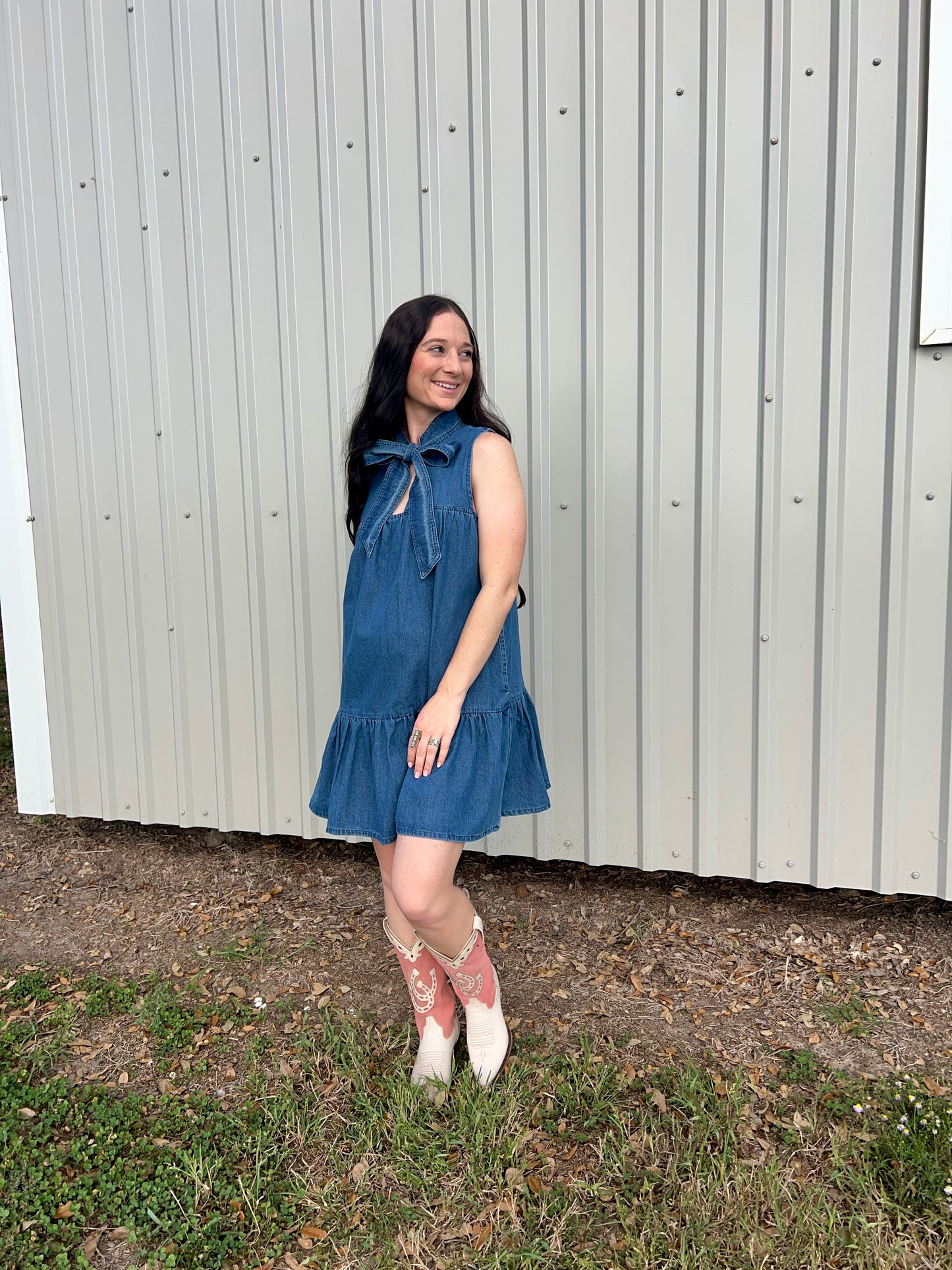 The Caroline Bow Dress