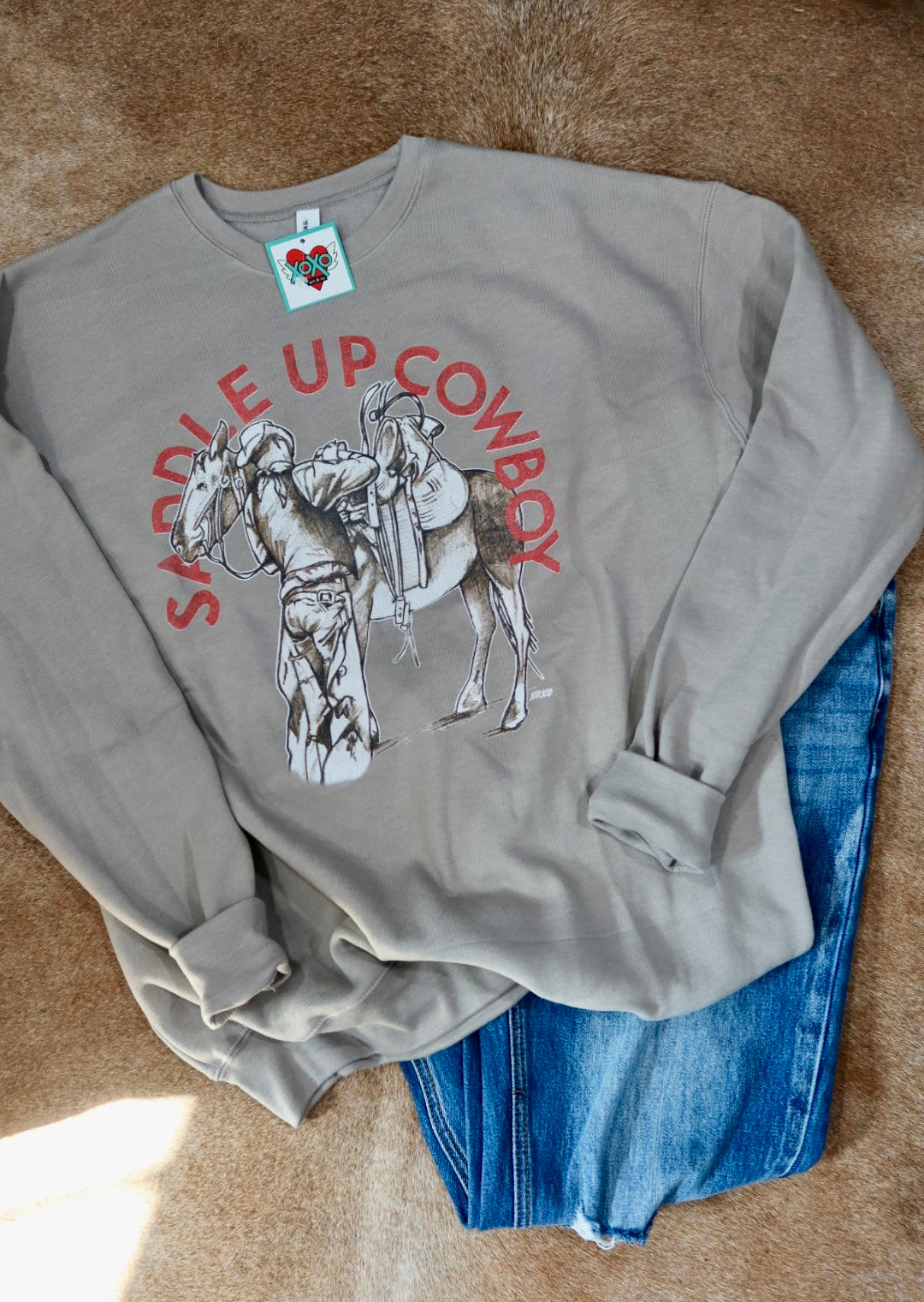 Saddle Up Cowboy Sweatshirt