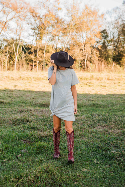 Moonlight Cowboy T-Shirt Dress