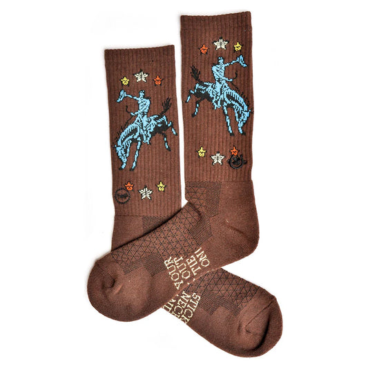 Fringe Long Live Brown Performance Socks