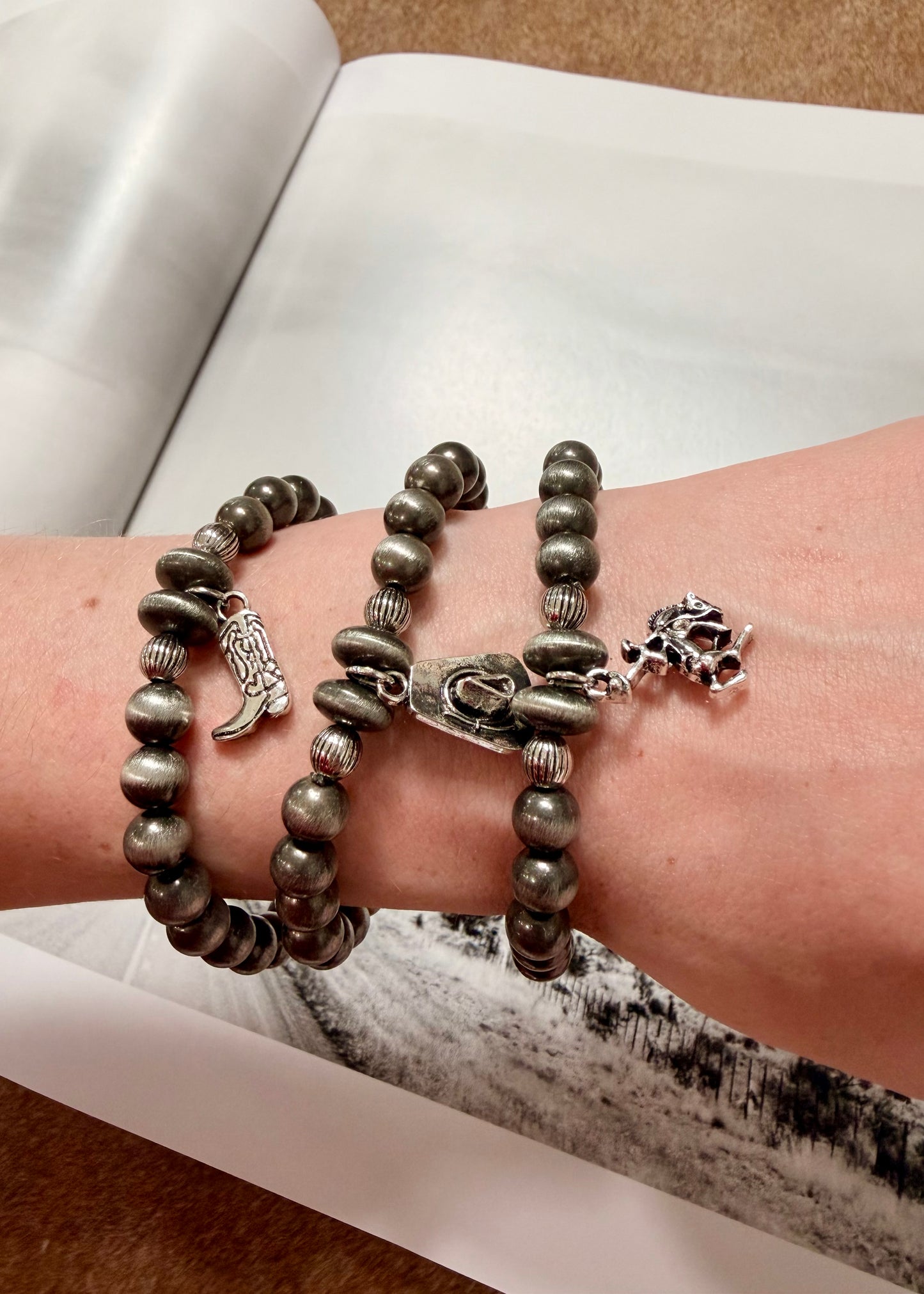 The Tisha Set in Navajo Pearl