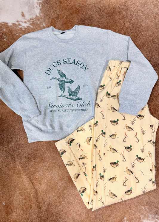 Duck Season Survivor Club Sweatshirt
