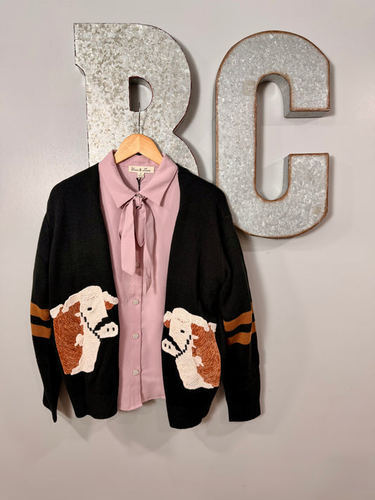 The Jone Tie Top in Blush