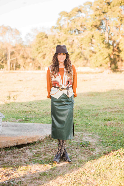 The Aztec Cowboy Vest