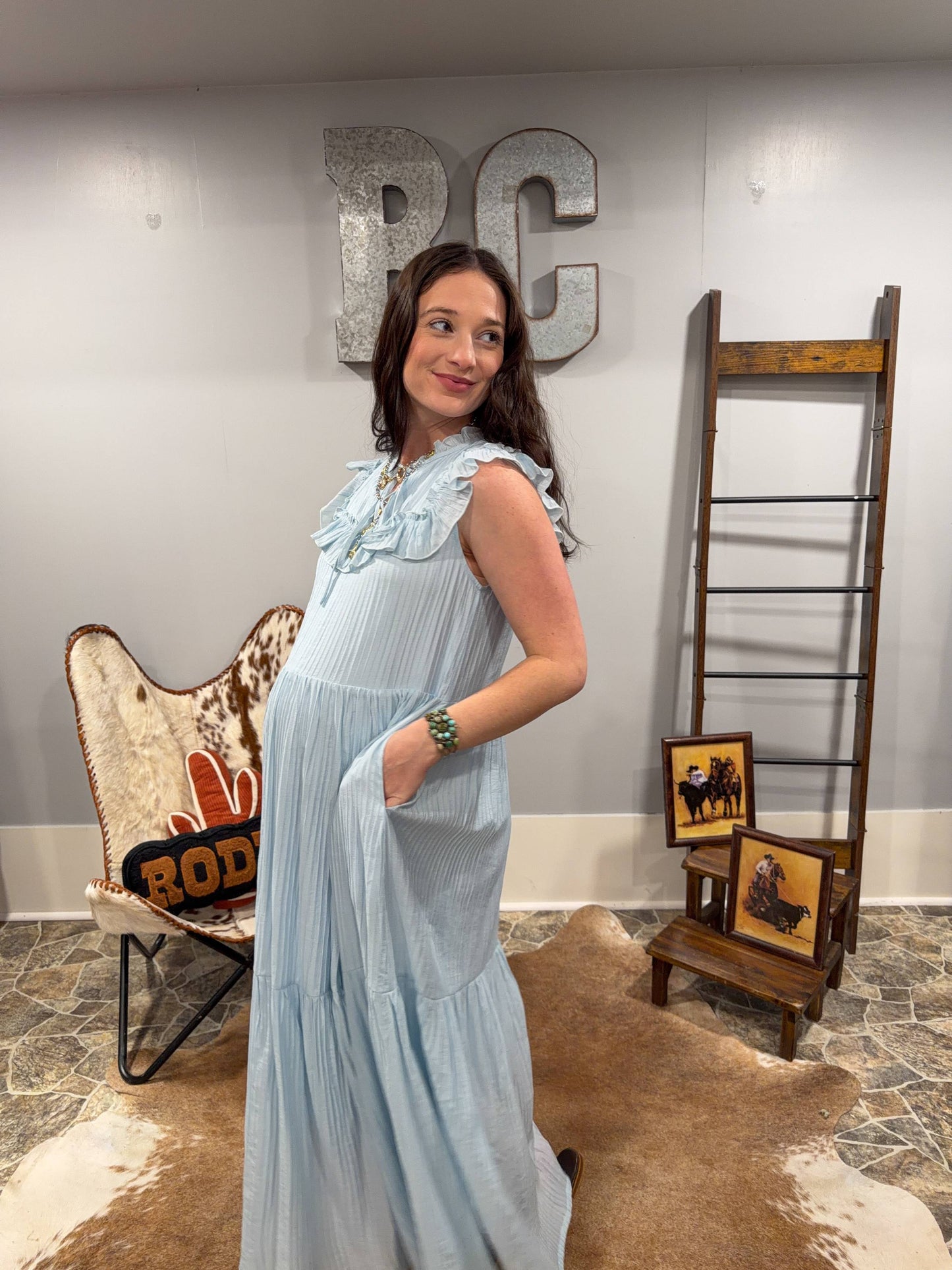 The Dusty Tiered Dress