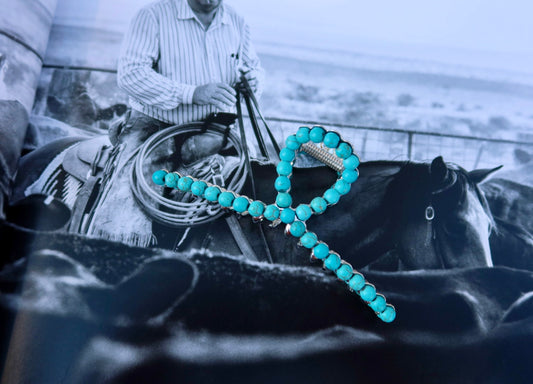 Turquoise Claw Clip