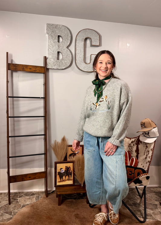 Still Fly Sweater in Grey