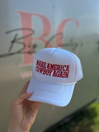 Make America Cowboy Again Trucker