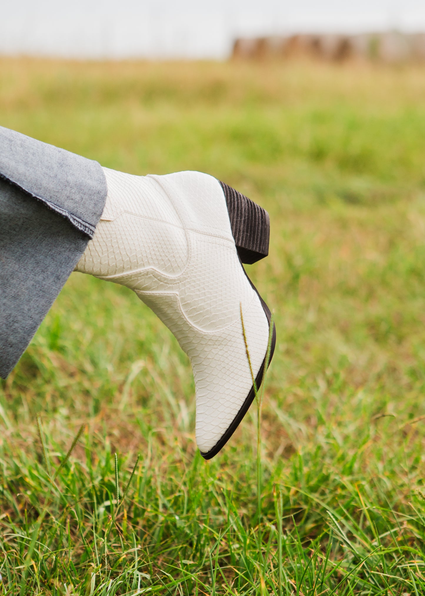 White Bambi Bootie