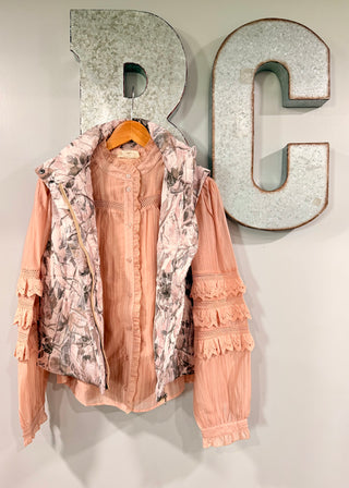 The Peyton Top in Blush