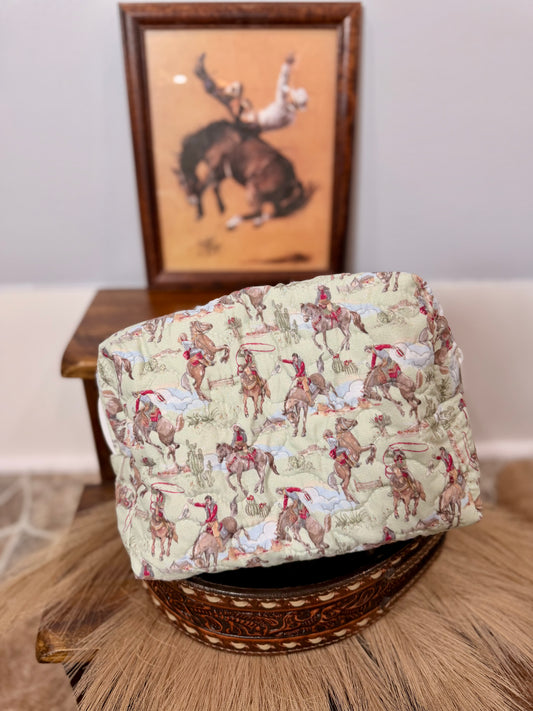 Birdie Sage Large Makeup Bag for Beauty Essentials