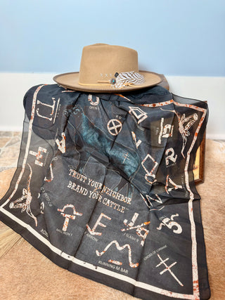 XO Cattlebrands Shorty Wild Rag