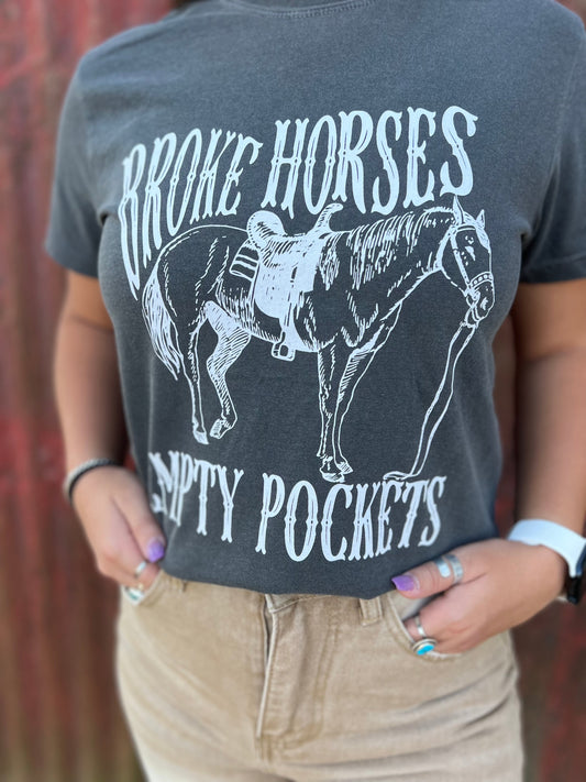 Broke Horses Empty Pockets tee