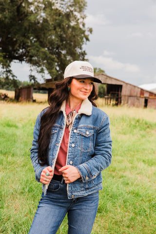 The Esther Sherpa Denim Jacket