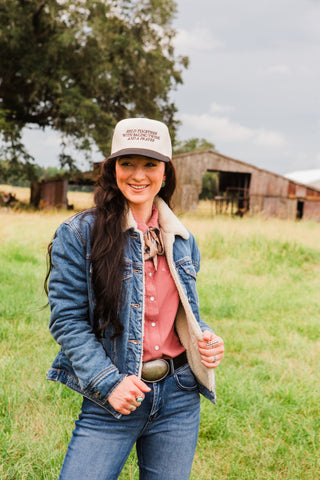 The Esther Sherpa Denim Jacket