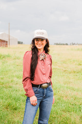 Martha Pearl Snap Shirt