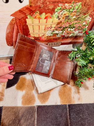 Stetson Trifold Wallet Cognac