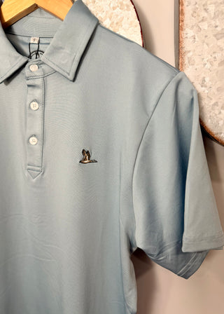 Roost Solid Polo - Blue