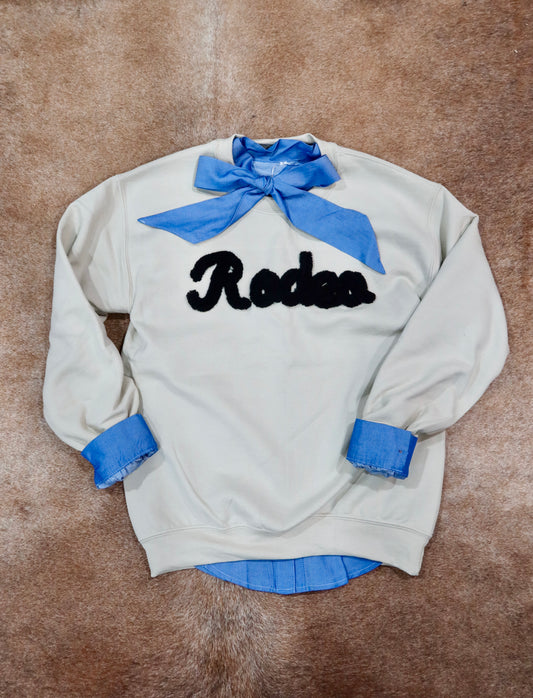 RODEO Sweatshirt - Hand Embroidered
