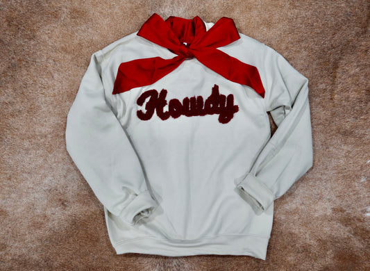 HAND EMBROIDERED HOWDY Sweatshirt