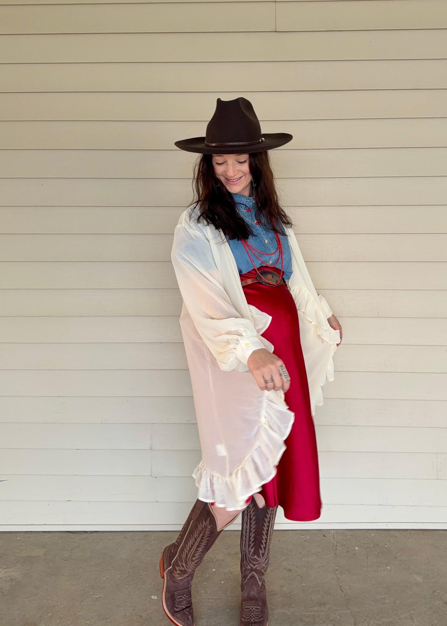 The Promise Cape - Ivory Sheer