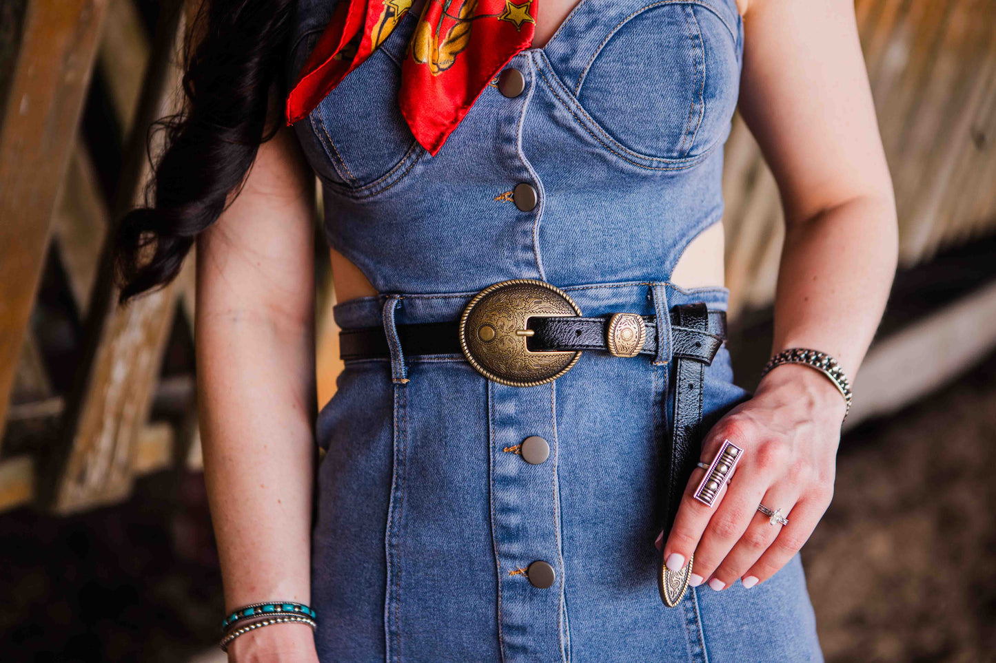 Houston Leather Belt (black+brown)