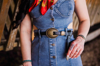 Houston Leather Belt (black+brown)