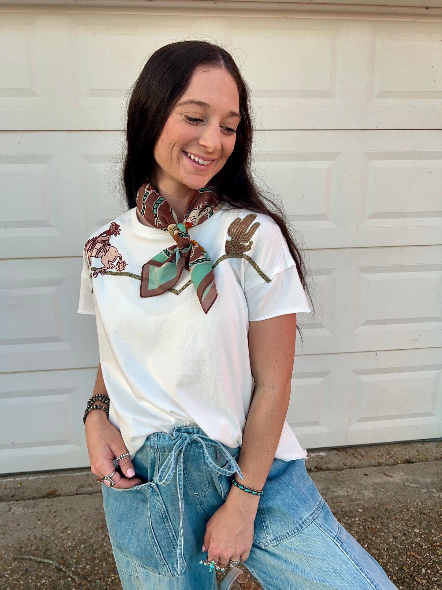 The Wild West Yoke Top