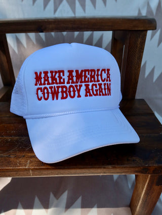 Make America Cowboy Again Trucker