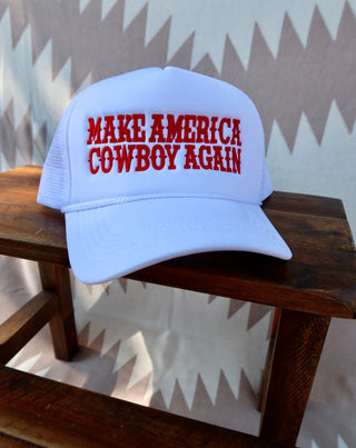 Make America Cowboy Again Trucker