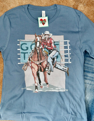 Goat Tying Graphic Tee