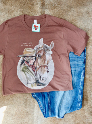 Born to Love You Graphic Tee
